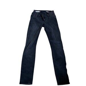 Gap Maternity Jeans Womens Size 26 Dark Wash Slim Straight Stretch Denim